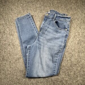No Boundaries Women's Jeans Size 13 Skinny Light Wash Slim Fit Blue Denim